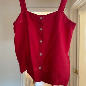 EVERLANE LINEN TANK TOP - SIZE 16